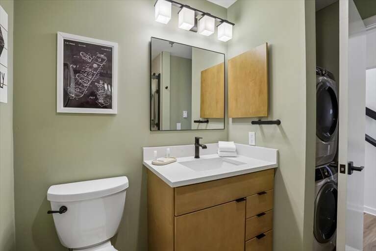 Full Bathroom with Laundry