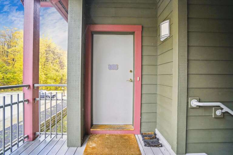 Covered Condo Entrance