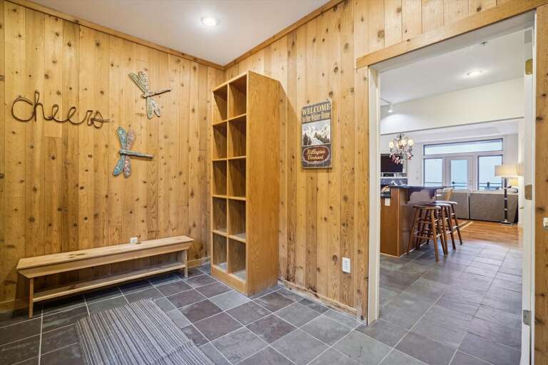 Come in ,sit down and take your shoes off.