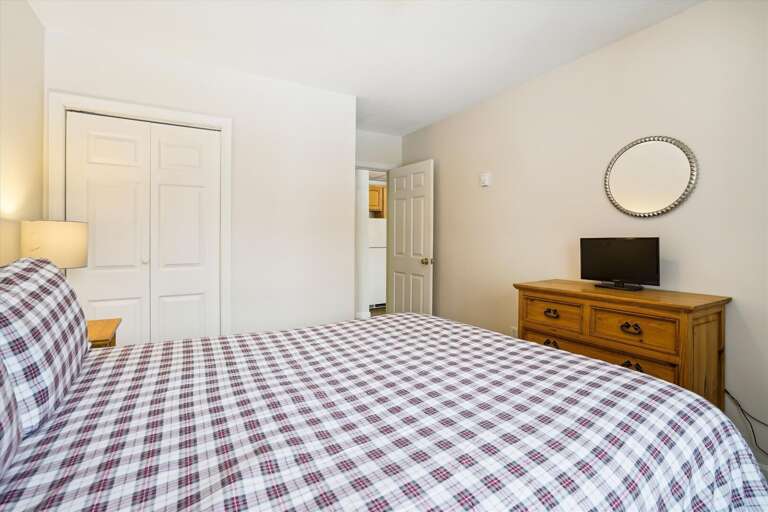 Watch the flat screen tv, while lying in bed.