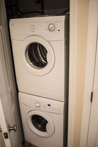 Your own washer and dryer. Your own washer and dryer.