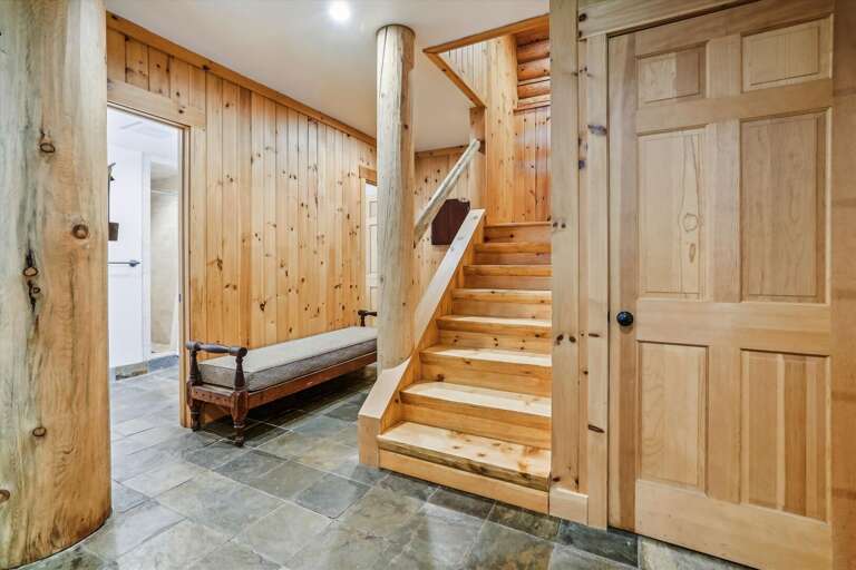 Go up to the main level.