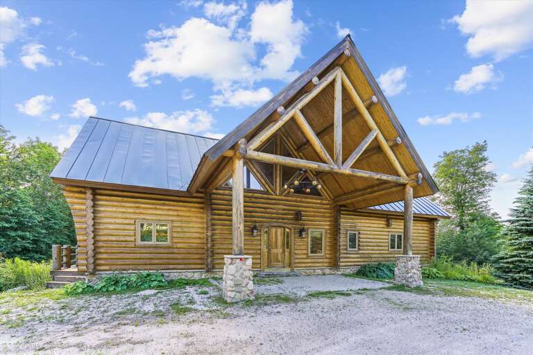 Spacious front door.