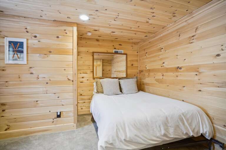 Bedroom with Wood Interior