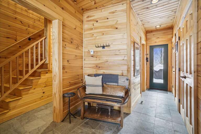 Mudroom with Bench Seating