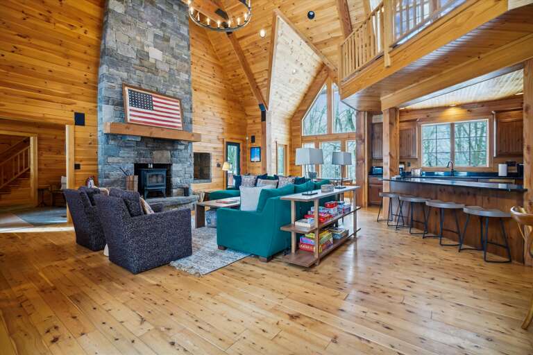 Spacious Great Room and Kitchen
