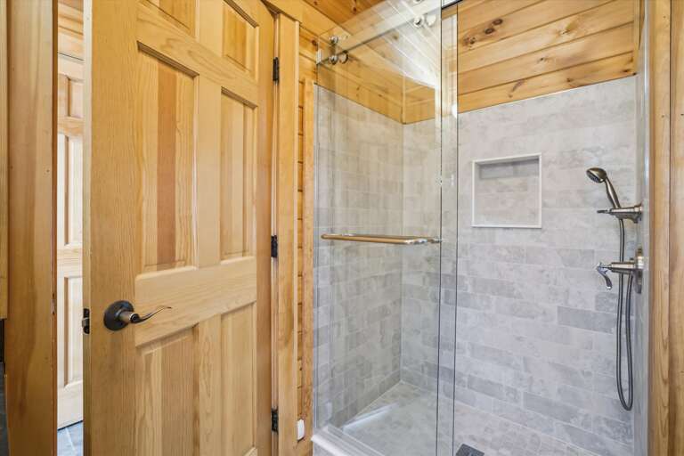 Walk-In Tiled Shower