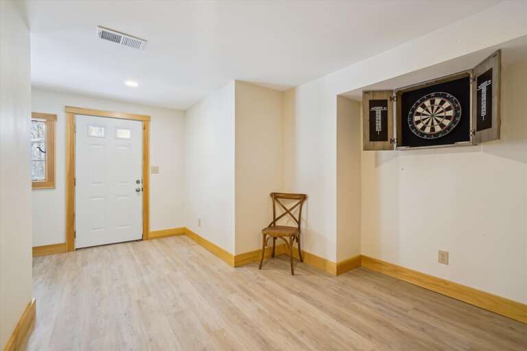 Game Area with Dart Board