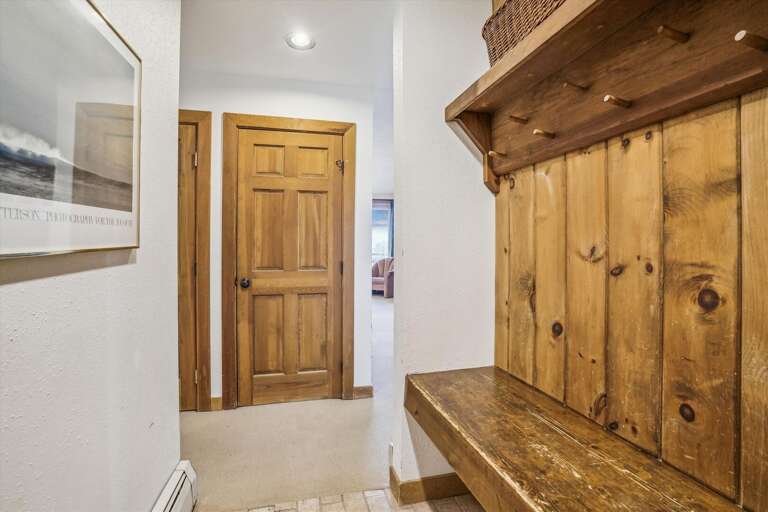 Come right in and hang up all of your outerwear.