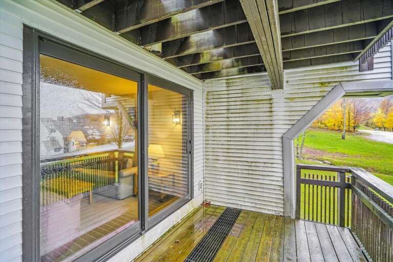 Your very own private deck with beautiful Killington views