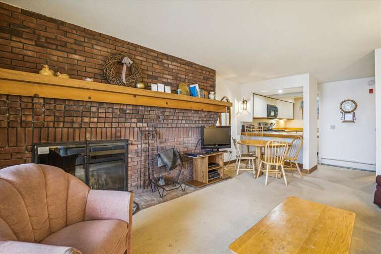 Open Living and Dining Area