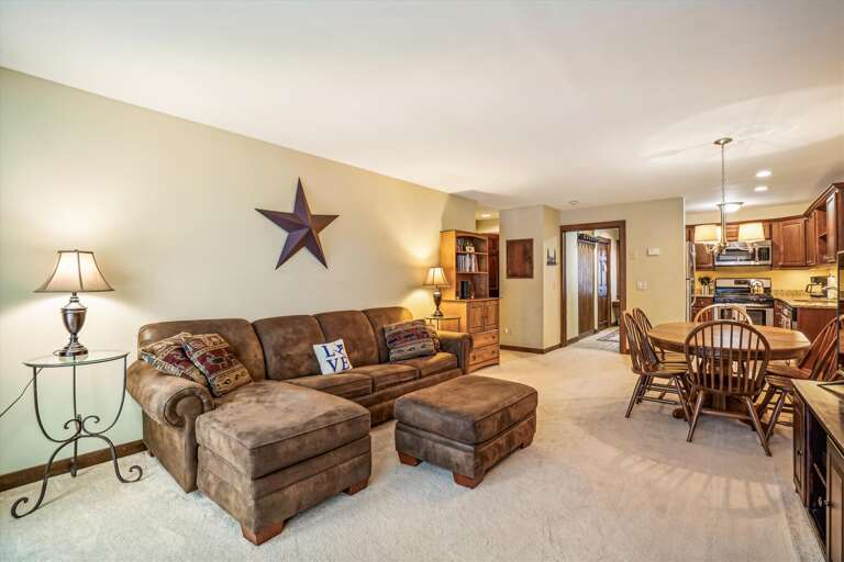 Open Living and Dining Space