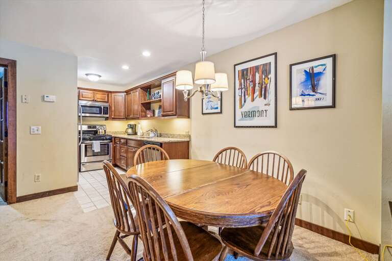 Dining Area Beside the Kitchen
