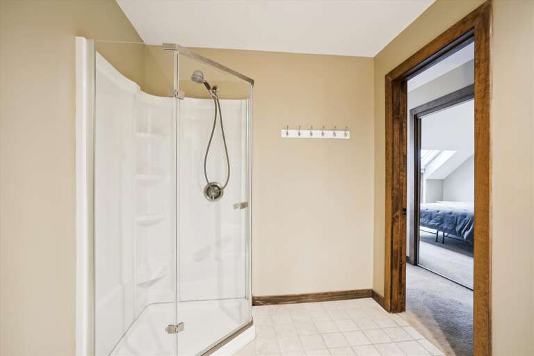 Walk-In Shower in the Primary Bathroom