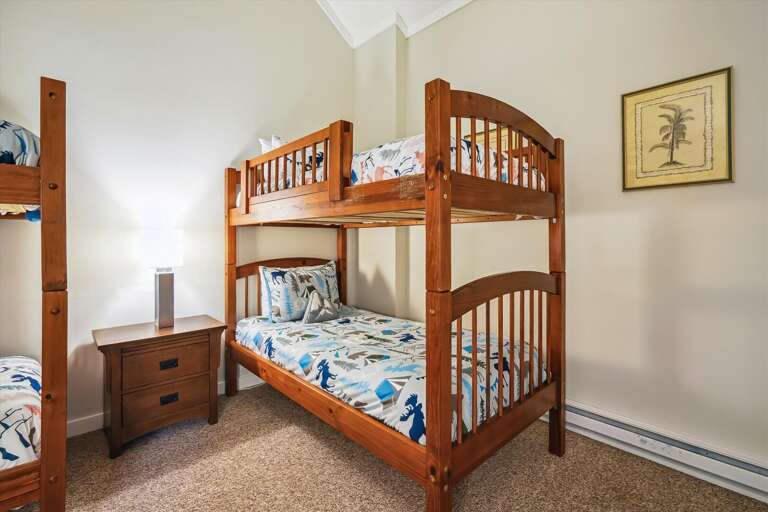 Two sets of bunk beds!