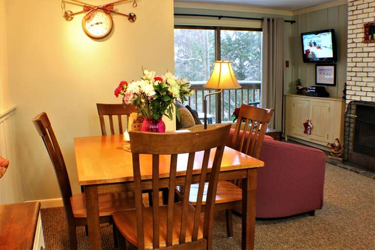 Adorable dining table seats up to 4 people