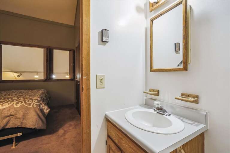 Full bathroom located on second floor in hallway