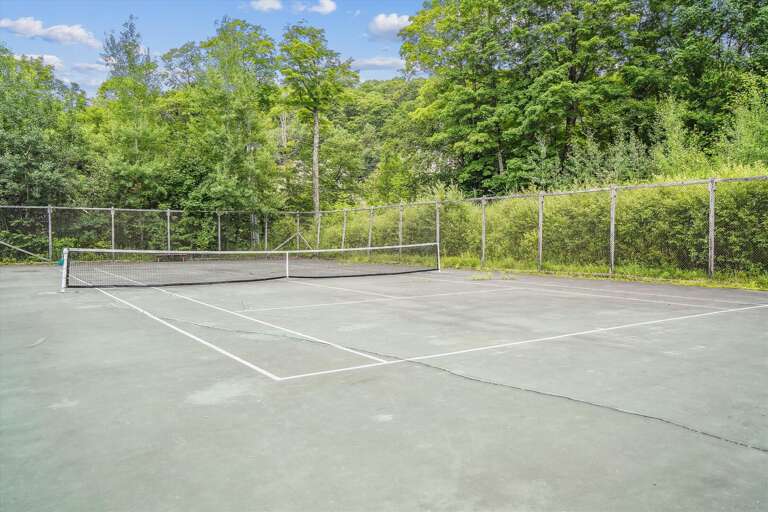 Summer only!  Tennis court access in the first parking lot of Whiffletree