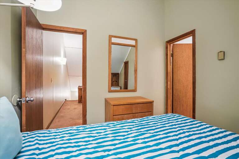 Twin bedroom located on second floor of unit