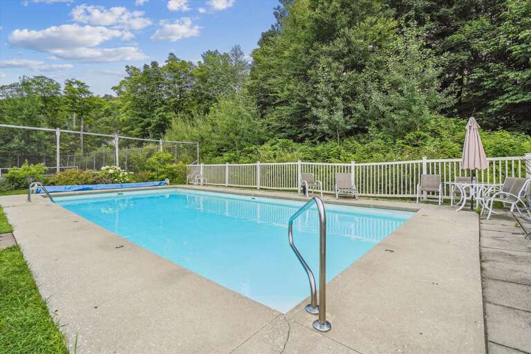 Enjoy the heated pool.