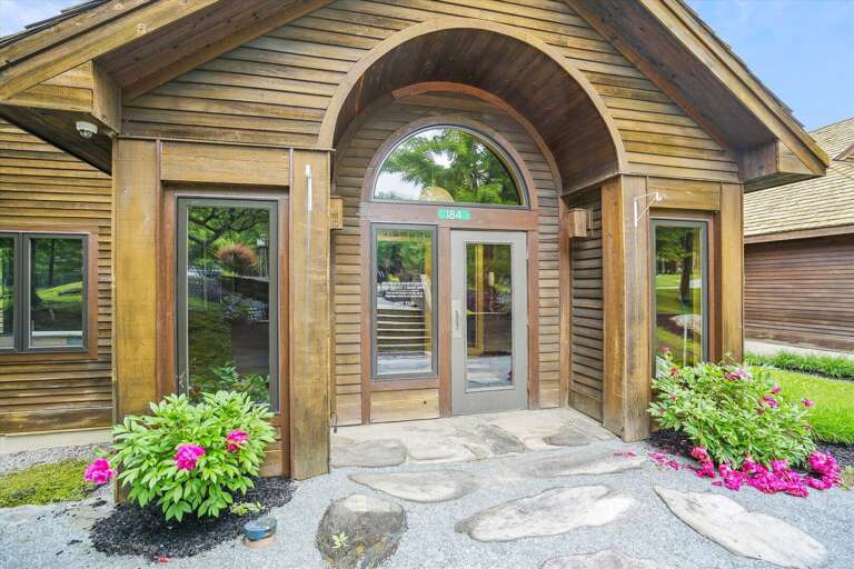 Doors to the sports center.