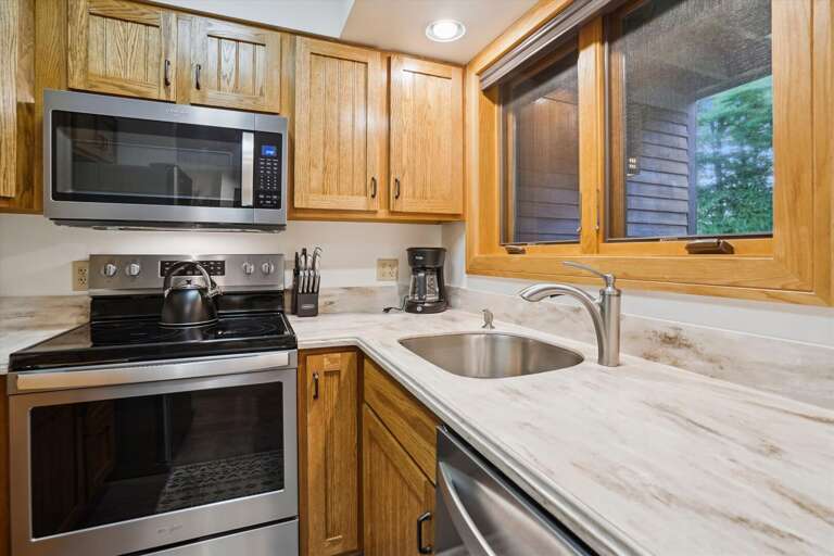 Plenty of counter space.