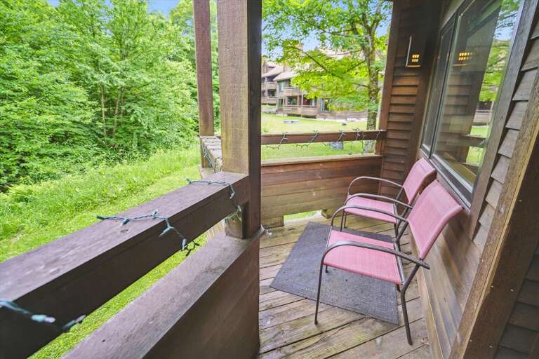 Relax on your own private deck.