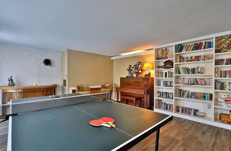 Enjoy the ping pong table.