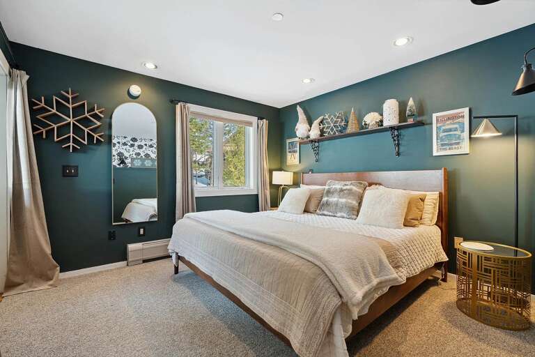 Beautifully decorated bedroom with King bed!