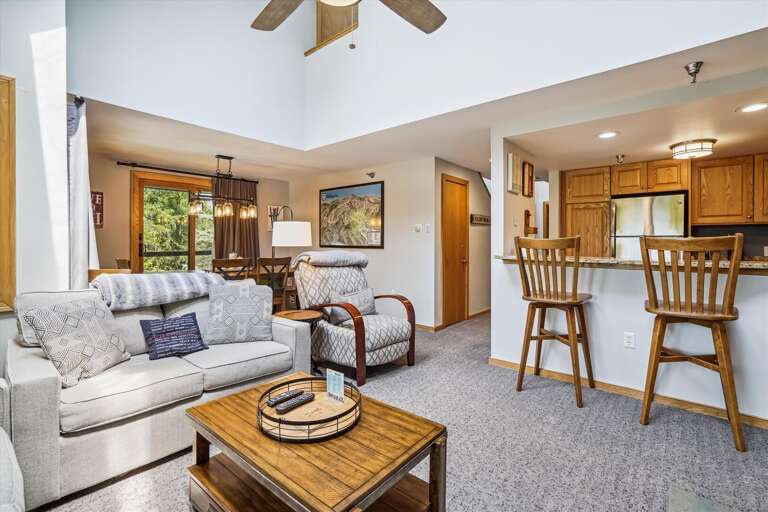 Open floor plan allows easy access to any important living space in the unit. Breakfast bar to have extra seating and/or to visit with family. Open floor plan allows easy access to any important living space in the unit. Breakfast bar to have extra seating and/or to visit with family.