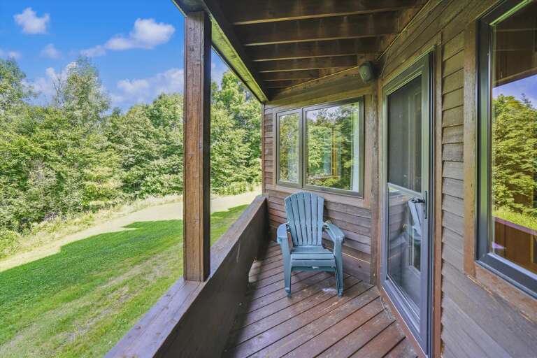 Private Covered Balcony