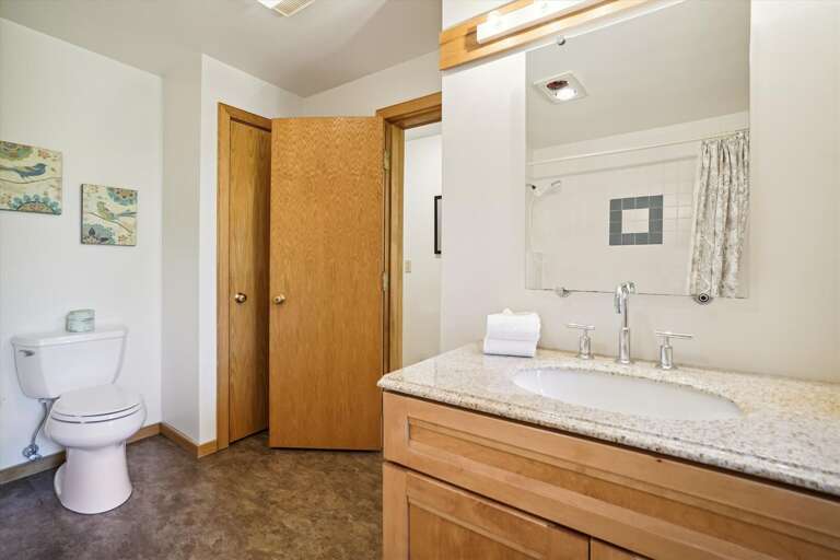 Full bathroom upgraded brightly lit Full bathroom upgraded brightly lit
