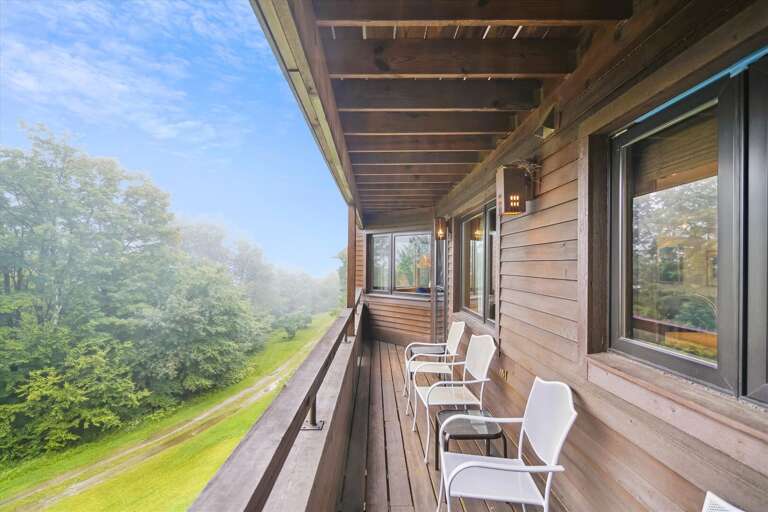 Private deck with access from your living room