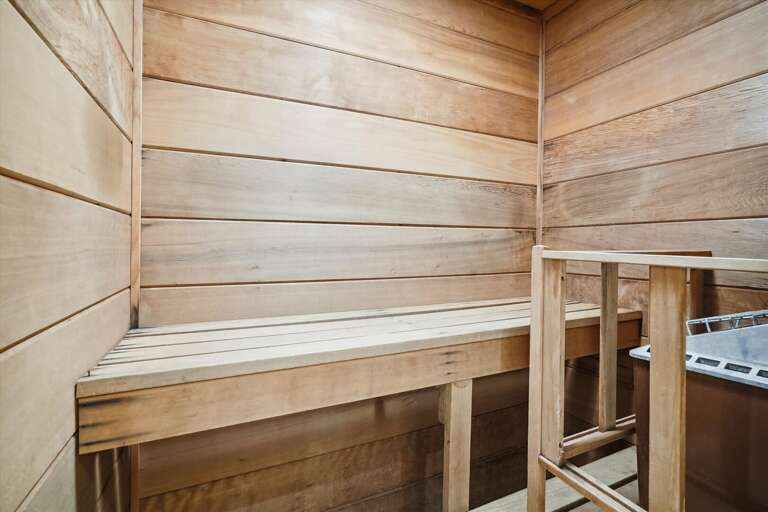 Private sauna in your own room!