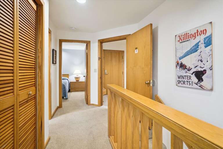 Entrance from lower level to bedrooms