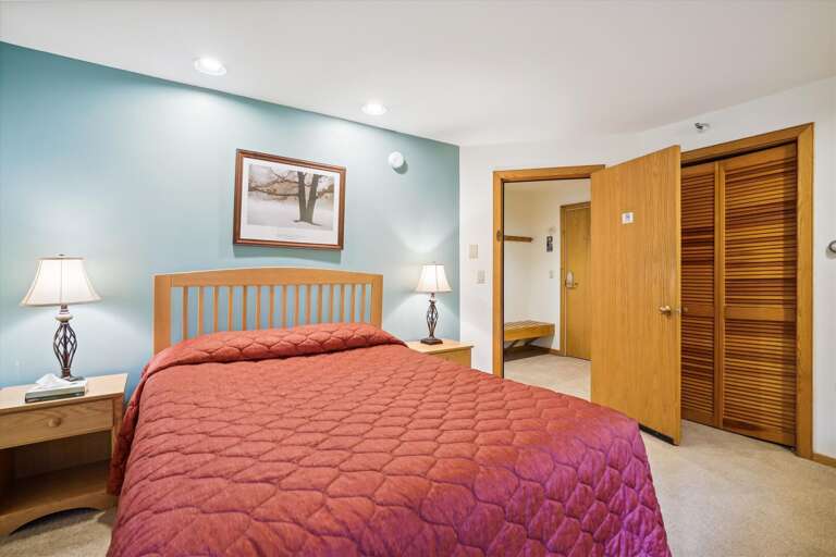 Queen bedroom with attaching bathroom