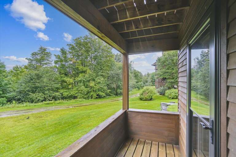 View from private deck
