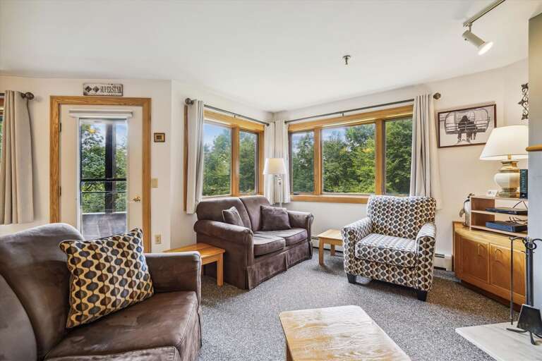 The natural lighting keep it well lite.  Comfortable seating and country views add to your relaxation.