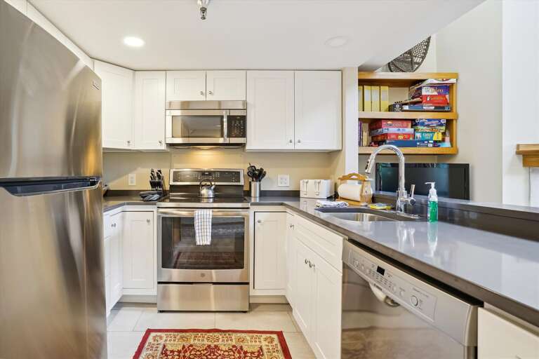 New appliances in the kitchen.