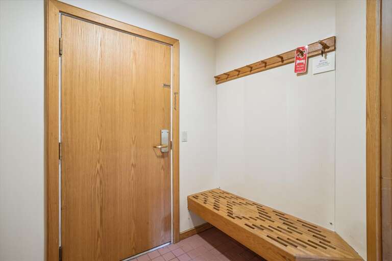 Lots of space to hang up your coats.