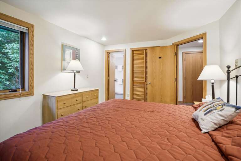 Plenty of light in this bedroom.