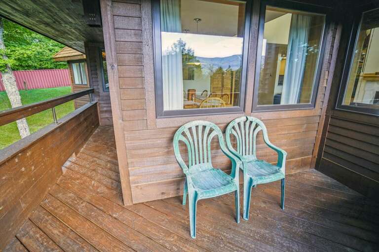 Sit outside and enjoy the beautiful view.