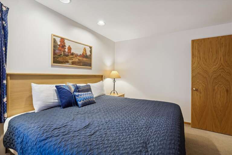 King sized bed. King sized bed.