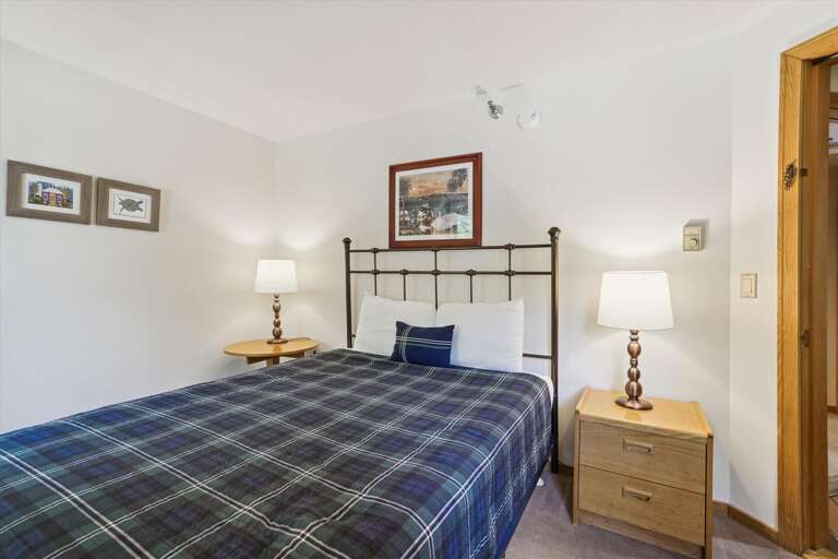 Queen sized bed. Queen sized bed.