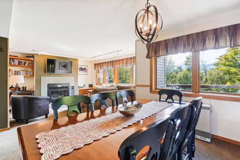 Dining Area with Open Living View