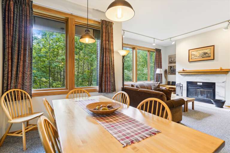 Dining Area with Woodland Views