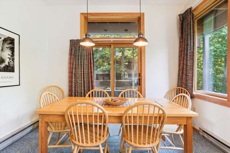 Dining Area with Deck Access