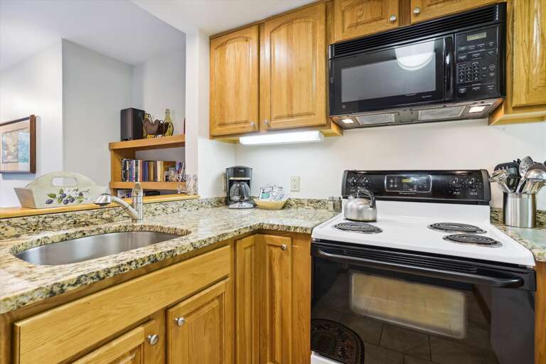 Kitchen with Granite Countertops