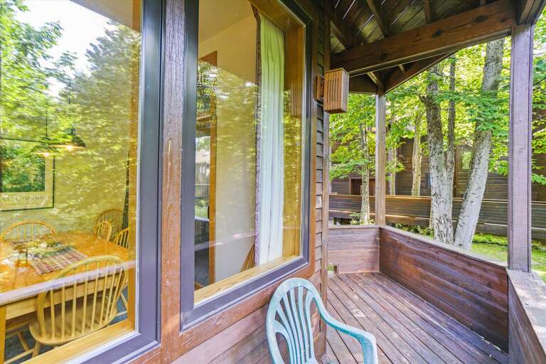 Private Balcony with Forest Views