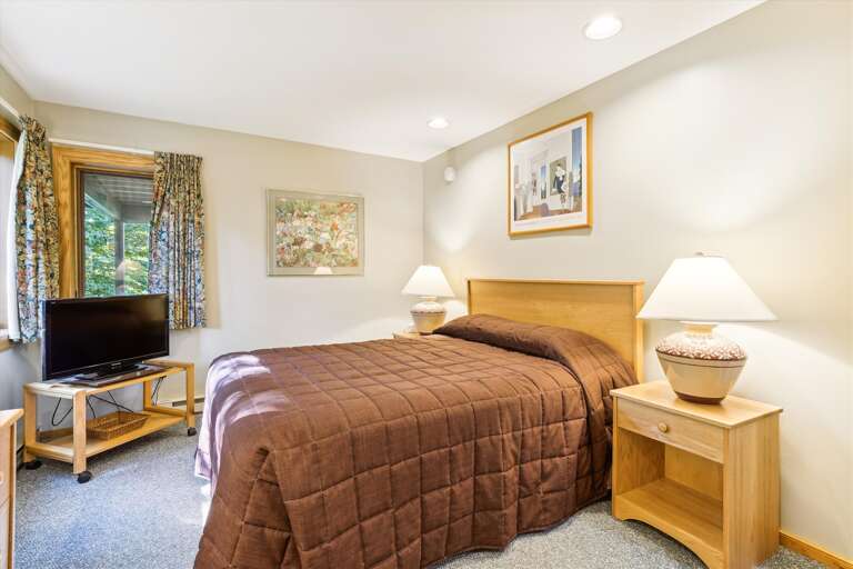 Bedroom with TV